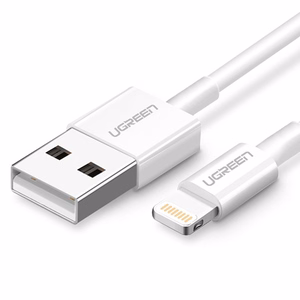 Ugreen US155 20728 USB-A / Lightning MFi 2.4A cable 1m - white