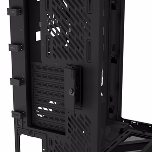 ASUS ROG CRONOX GR801 CURVE TG ARGB must keskmise tornmõõduga arvutikorpus