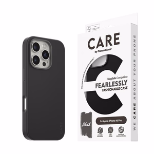 CARE by PanzerGlass Fashion чехол iPhone 16 Pro 6.3" черный/черный MagSafe 1378
