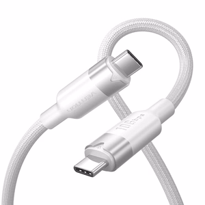 Vention USB 3.2 5A 10 Gb/s 1 m valge USB-C-st USB-C-le kaabel