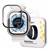 Wozinsky Full Glue Acrylic Glass jaoks Apple Watch 49mm 9H Full Screen with must Frame