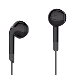 Kruger&Matz C2 USB-C kõrvasisesed mikrofoniga kõrvaklapid, mustad