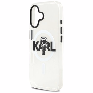 Karl Lagerfeld IML Karl Sketch Logo MagSafe Ümbris jaoks iPhone 17 - Läbipaistev