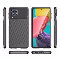 Thunder Case paindlik soomustatud kate Samsung Galaxy M53 5G must