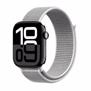 Crong Nylon Apple Watch spordirihm, 44/45/46/49 mm, hõbehall
