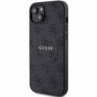 GUESS ümbris jaoks IPHONE 14 compatible with MagSafe GUHMP14SG4GFRK (4G Ring classic logo) must