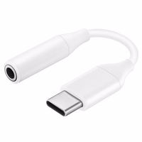 Samsung Headphone Adapter 3.5mm Mini Jack (Female) - USB Type C (Male) valge (EE-UC10JUWEGWW)