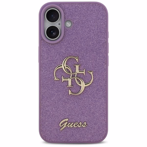 Guess Fixed Glitter Big 4G ümbris jaoks iPhone 17 - lilla