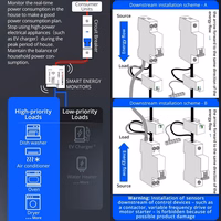 Nutikas energiandur, 1P+N, 63A, Wi-Fi, Tuya