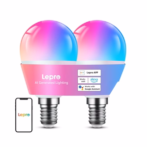 LEPRO BP1-2 E14 LED-pirn Bluetoothi ja Wi-Fi-ga, 470 lm, 2 tk