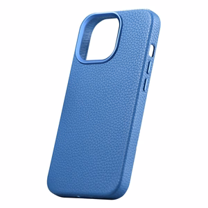iCarer Litchi Premium nahkkott iPhone 14 Pro Max magnetiline nahkkott MagSafe helesinine (WMI14220712-LB)