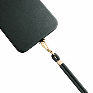 3mk EasyClip Elite telefoni kaelapael, Evergreen (kuldsed detailid)