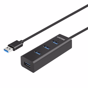 UNITEK Y-3089V01 USB 3.2 Gen 1 Type-A jaotur 5000 Mbit/s must