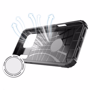 Hybrid Armor Ümbris jaoks iPhone 17 Pro Max - Must