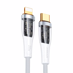 Joyroom Star-Cloud Series A3 USB-C / Lightning Kaabel 20W 1.2m with Smart Switch - valge