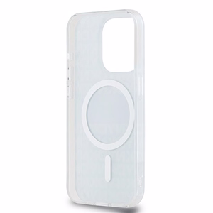 DKNY IML Mono & Stripe MagSafe ümbris jaoks iPhone 15 Pro - sinine