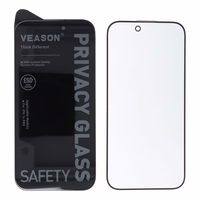6D Pro Veason Privacy Glass - jaoks Iphone 15 Pro must