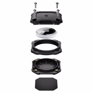 Spigen Tough Armor Ümbris jaoks AirTag 1/2 - Must