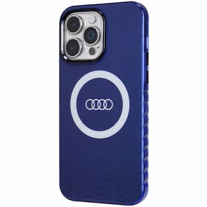Audi IML Big Logo MagSafe ümbris jaoks iPhone 14 Pro Max - sinine