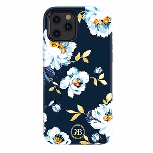 Kingxbar Blossom чехол украшенный оригинальными кристаллами Swarovski iPhone 12 mini разноцветный (Gardenia)