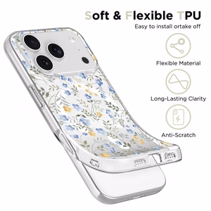 Tech-Protect FlexAir MagSafe Ümbris jaoks iPhone 17 Pro Max - Daisies with Leaves