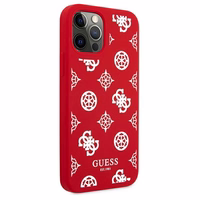 Guess GUHCP12LLSPEWRE iPhone 12 Pro Max 6.7" punane/punane kõva korpus Peony Collection
