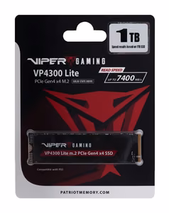 Patriot Memory VP4300 Lite M.2 1 TB PCI Express 4.0 NVMe (VP4300L1TBM28H)