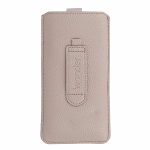 WONDER Deko Pouch Ümbris (Size XXL) jaoks Samsung S25 Ultra/S24 Ultra/M35/M23/A16 5G/Xiaomi Redmi 14C cappuccino