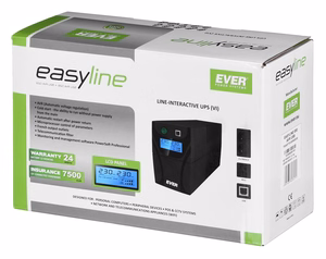 Ever EASYLINE 850 AVR USB Line-Interactive 0.85 kVA 480 W 2 AC pistikupesa