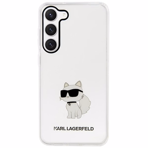 Karl Lagerfeld KLHCS23MHNCHTCT S23+ S916 прозрачный жёсткий чехол Ikonik Choupette