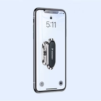 Autohoidja Wozinsky "WMH-06" Hõbedane (magnetic / sticky pad)