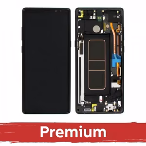 LCD ekraan ühilduv Samsung N950 Note 8 raamiga / Midnight Black / OEM