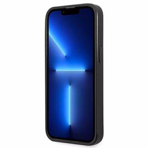 Karl Lagerfeld Saffiano Plaque ümbris jaoks iPhone 13 Pro / 13 6.1" - hõbedane