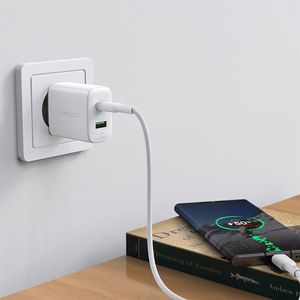 Acefast wall Laadija USB Type C / USB 20W, PPS, PD, QC 3.0, AFC, FCP valge (A25 valge)