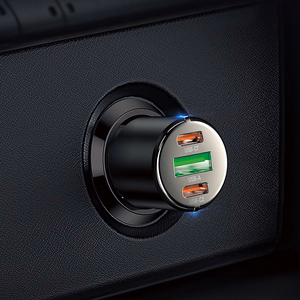 Car laadija Hoco NZ6 PD45W 2xType-C/1xUSB-A must