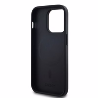 DKNY Leather Checkered Mono Pattern MagSafe Ümbris jaoks iPhone 14 Pro Max - Must