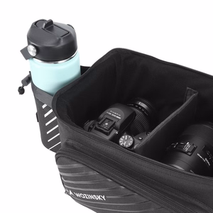 Wozinsky Bike Pannier Rack Bag with Shoulder Strap 9L (Rain Cover Included) Black (WBB22BK)
