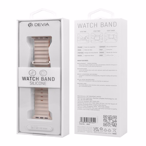 Devia strap Deluxe Sport6 for Apple Watch 38mm/ 40mm/ 41mm/ 42mm black orange