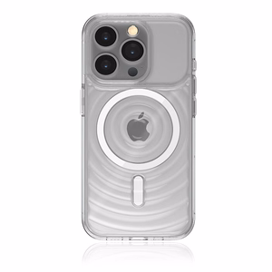 STM Reawaken Ripple MagSafe ümbris seadmele iPhone 15 Pro Max, läbipaistev