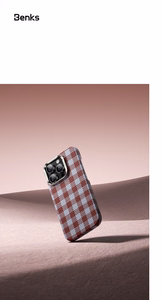 Benks Magnetic Armor Vichy Kevlar Ümbris (RF65) jaoks Iphone 16 Pro punane