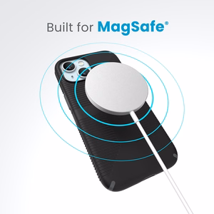 Speck Candyshell Grip MagSafe - iPhone 17e / 16e / 15 / 14 / 13 ümbris (must / Slate hall)