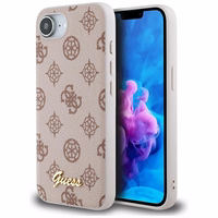 Guess Peony Script Logo MagSafe iPhone 16e Ümbris - Brown