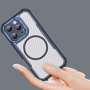 Силиконовый чехол Leading Series MagSafe для iPhone 16 Pro - синий
