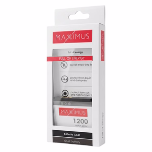 BATTERY MAXXIMUS NOKIA 6280 1200 mAh BP-6M