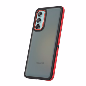 Crystal must ümbris jaoks Samsung Galaxy M55 5G punane