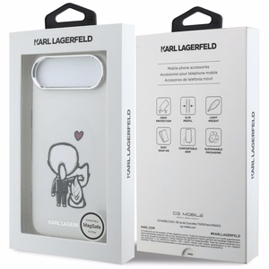 Karl Lagerfeld Karl & Choupette Back MagSafe Ümbris for iPhone Air - Clear