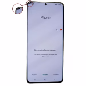 LCD ekraan sobib Samsung G998 S21 Ultra jaoks raamiga / Phantom Silver / (Uuendatud: Telemax) (defektidega 1)