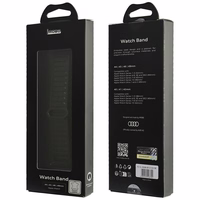 Rihm Audi Logo Genuine Leather Magnetic Ring jaoks Apple Watch 44/45/46/49mm must