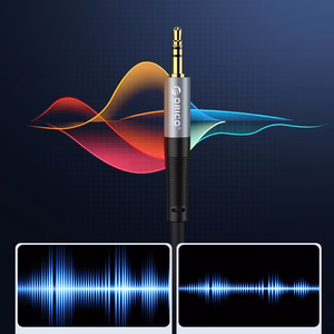 Orico AXW Mini Jack 3.5mm Male to Male Angled Audio Cable 3m - Black