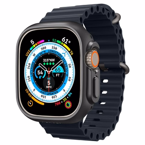 Spigen Thin Fit чехол для Apple Watch Ultra (49mm) - чёрный